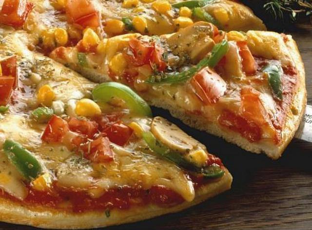 Вегетарианская пицца в мультиварке